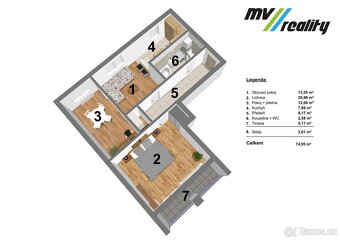 Poděbrady, prodej bytu 3+1 - 66m2, okres Nymburk. - 4