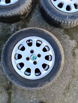 ALU kola škoda Felicia - nové zimní pneu - 4