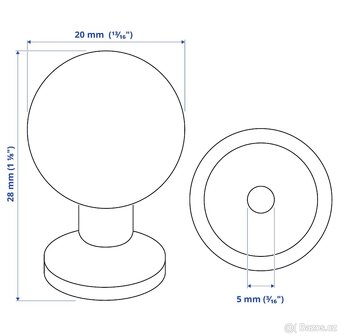 17 ks nerezových úchytek IKEA Bagganäs - 4