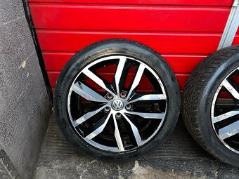 Original ALU kola VW MADRID 17" 7J ET49 + pneu 225/45/R17 - 4
