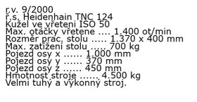Frézky - konzolové CONSA 1300K - 4