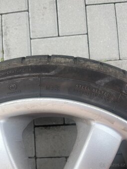 Sada kol - Letní pneu 245/40 - Disky 5x112 r17 ET34 - 4