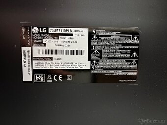 4K UHD Televize LG 75UM7110PLB - 75" - 189cm - 4