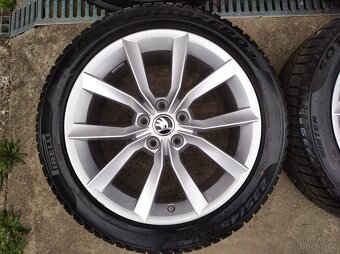 Zimní alu sada Škoda Superb III 18" 5x112 - 4