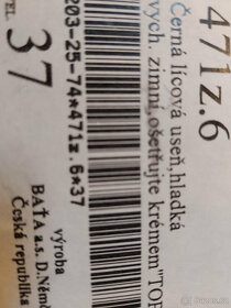 Prodám nové zimní kozačky BAŤA vel. 37 viz reálné foto. - 4