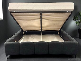 Manželská postel , uplne nový . Černá | 180x200 - 4