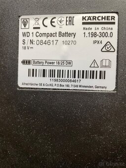 KÄRCHER WD 1 Compact Battery s baterií - 4
