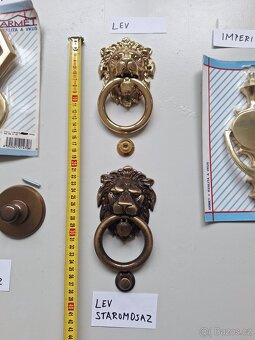 Klepadla mosaz i staromosaz - více druhů - 4