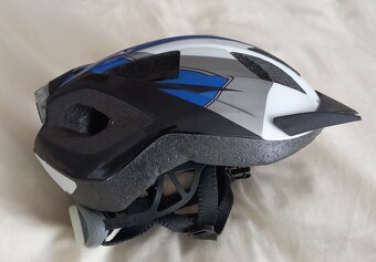 Dětská cyklistická helma s blikačkou, 49 – 54 cm - 4