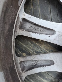 ALU disk kolo rezerva Hyundai i40 7,5x17 ET46 vložka nářadí - 4