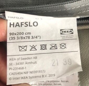 pružinová matrace Ikea - 4