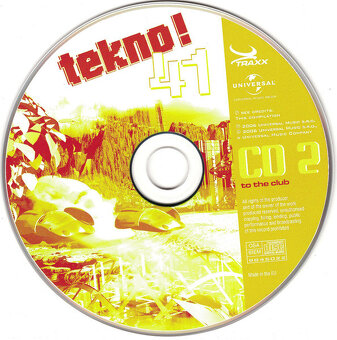Prodám nehrané CD Tekno 41 a CD Čágo Belo Šílenci 12: - 4