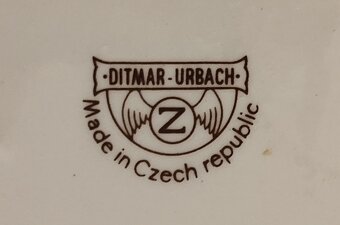 Prodám 2 keramické dózy na cukr a mouku – Rokoko, Ditmar Urb - 4