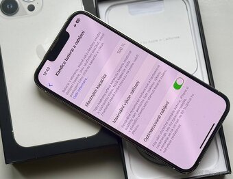 iPhone 13 Pro Silver BATERIE 100% TOP - 4
