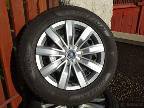 Kodiaq + Tigan - zánovní zimní sada kol 17" 5x112 ET38 - 4