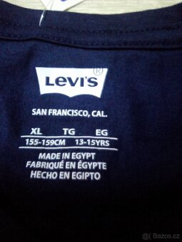 Nové tričko zn. Levis vel.158/164 + tričko Adidas - 4