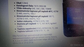 Motorový olej pro kompresory PAROIL E - 4