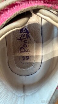 Dívčí dětské boty, sandály, bačkůrky Ponte vel 29 - 4