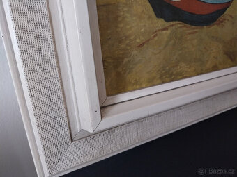 Vincent Van Gogh - Rybářské bárky, reprodukce ze 70tých let - 4