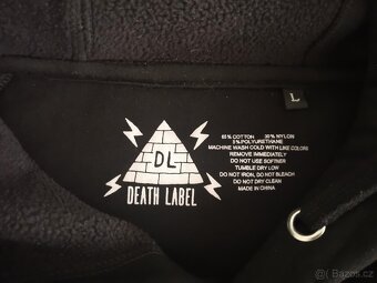 MIKINA DEATH LABEL, vel. L - 4