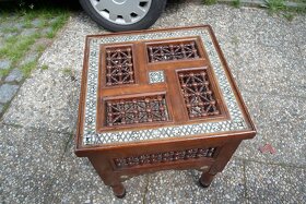 Starožitný stůl- křeslo - stolek - 4