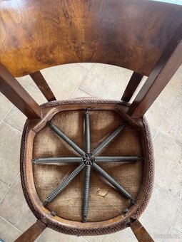 Starožitné Art Deco jídelní židle Thonet, 30. léta - 4