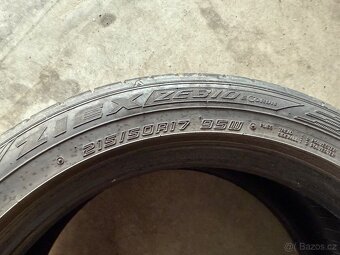 prodám letní pneumatiky 215/50/17 Falken sada - 4