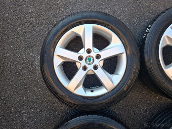Originální Alu Škoda kola 16" 5 x 112 ET 50, disk 6.5Jx16H2 - 4
