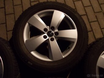 5x100 R16 ALU ŠKODA 6x16 ET35. 657601025J s PNEU - 4