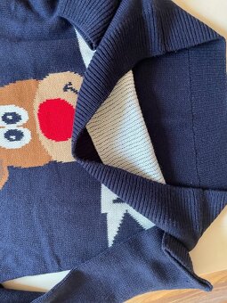 Vánoční svetr se sobem, vel pánská M, Primark - 4