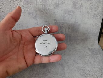 Velmi staré vojenské švýcarské stopky mikrograph Heuer - 4