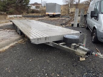 Dvouplato - Autopřepravník na 2 auta - 3 osa - - 4