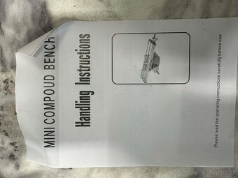 ⸻  Mini compound bench – křížový posuvný stůl (frézka / vrt - 4