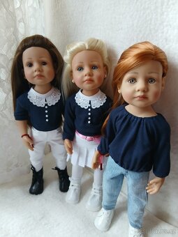 Oblečky pro panenky Gotz 36cm-halenky - 4