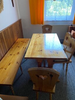 Stůl, lavice, židle, stoličky - 4