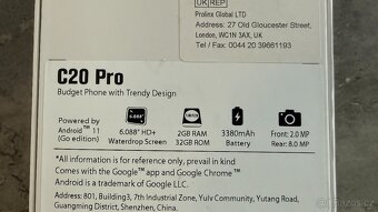 Mobilní telefon OSCAL C20 Pro černý - 4