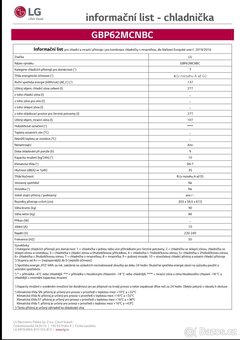 Chladnička s mrazničkou LG GBP62MCNBC - 4