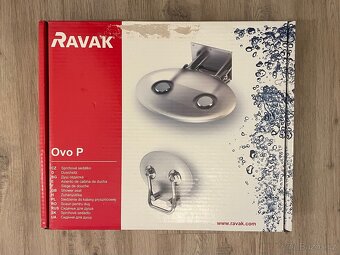 Sedátko do koupelny RAVAK OVO P OPAL/BLACK - 4