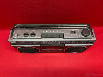 rádio staré rádio magnetofon hitachi kazeťák retro audio - 4