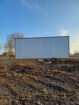 Plechová garáž 6x7m - 4