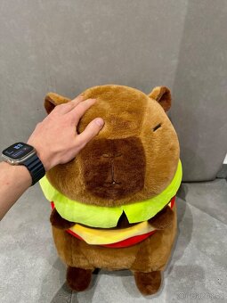 MEGA Plyšová Kapybara Burger 50 cm - 4