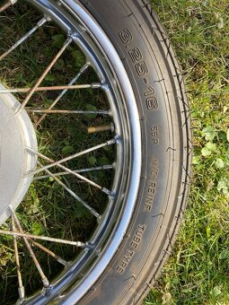 ORIGINÁL NEPOUŽITÉ PŘEDNÍ KOLO 16 NA MOTOCYKL JAWA ČZ - 4