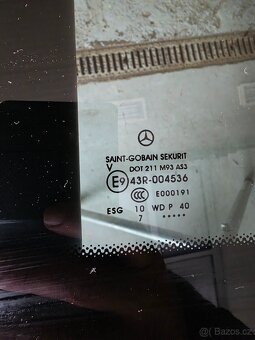 MERCEDES V 447, ROK 2018, PRAVÉ BOČNÍ SKLO ORIG - 4