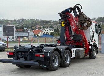 Renault C520 - 6x4 - Nosič kontejnerů + HR-KESLA 2111 - 4