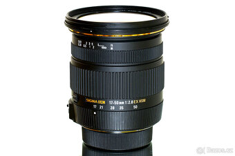 Nikon Sigma 17-50mm f/2,8 + UV + CPL filtr TOP STAV - 4