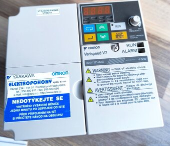 Frekvenční měniče Omron Yaskawa a Telemecanique - 4