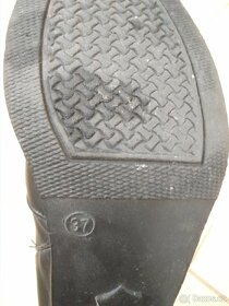 Dívčí boty - kozačky, vel. 37 - 4