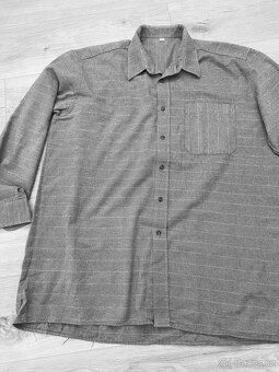 Panská šedá košile vel 44 - 4