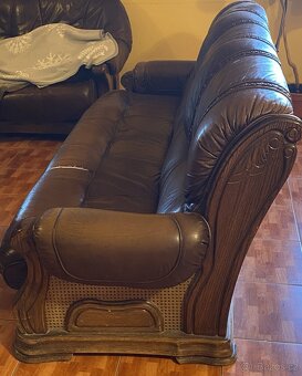 Rustikální masivní pohovka - 4