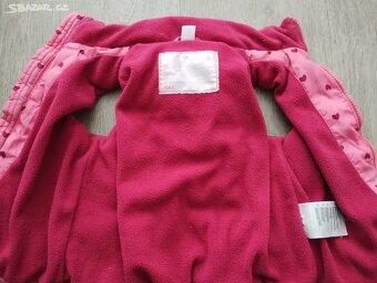 Dívčí teplá vesta (velikost 80, 9 až 12 měsíců) - 4